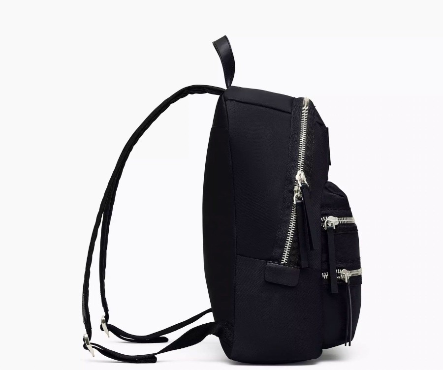 Women Marc Jacobs Handbags | The Biker Nylon Large Backpack Black