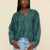 Women XÍRENA Shirts & Blouses | Arden Top Green Smoke