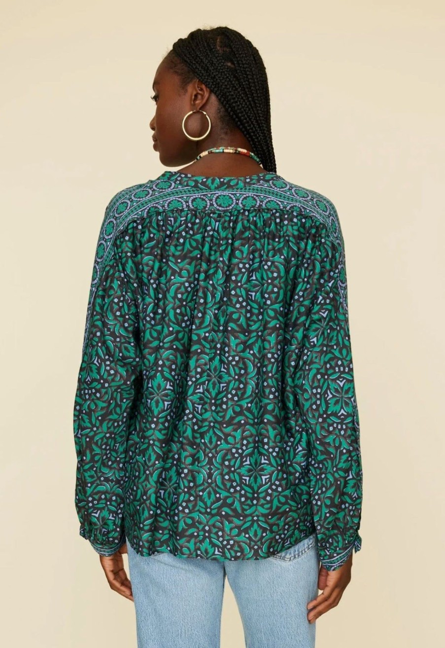 Women XÍRENA Shirts & Blouses | Arden Top Green Smoke