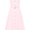 Women Aje. Vacation | Clay Belted Midi Dress Pastel Pink