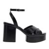 Women Dolce Vita Sandals | Laisha Patent Heel Midnight Crinkle