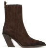 Women Sam Edelman Boots | Mandey Boot Chocolate Suede