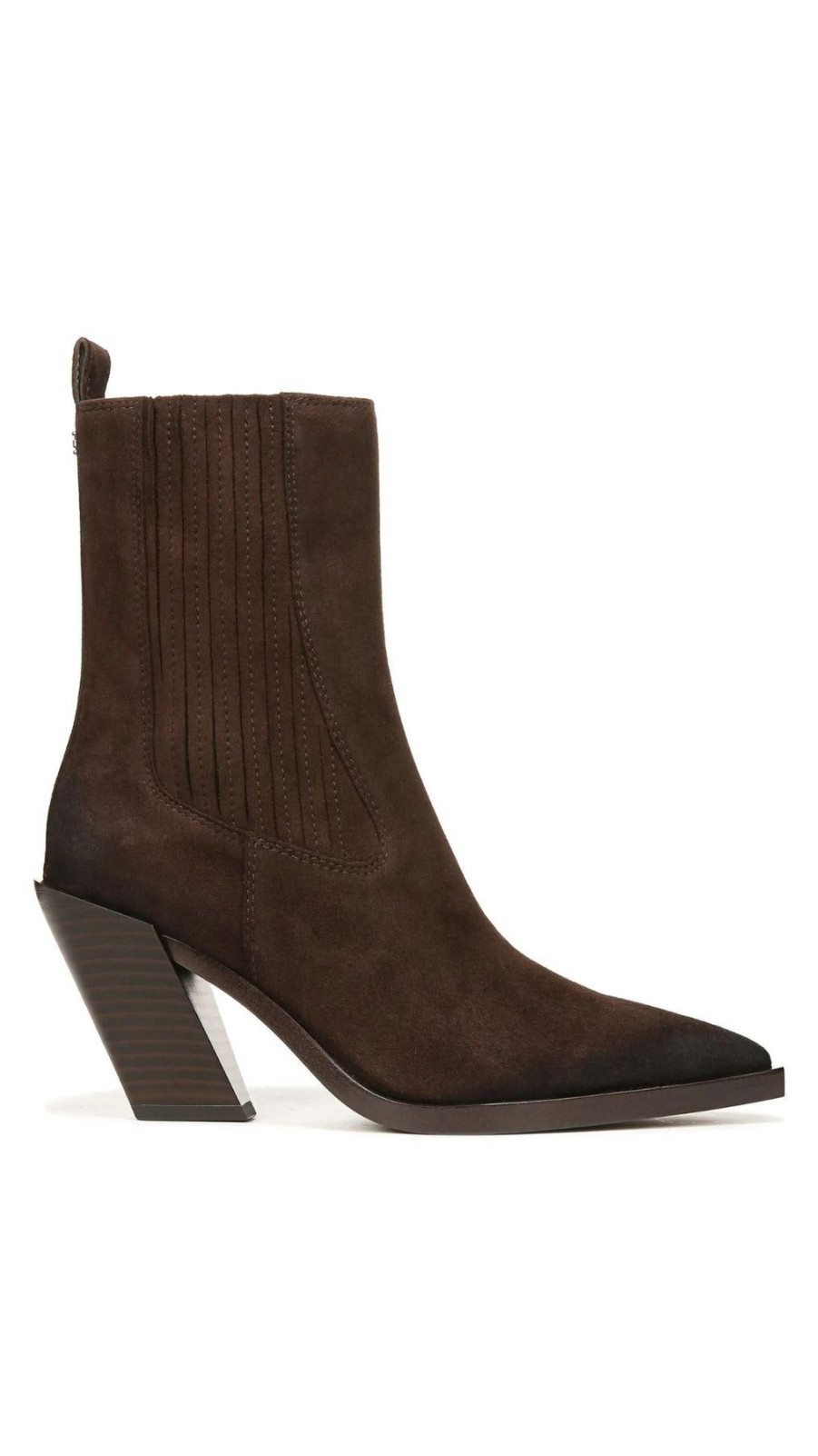 Women Sam Edelman Boots | Mandey Boot Chocolate Suede