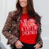 Women Retro Brand Tees & Tanks | Cocktails Tee Red