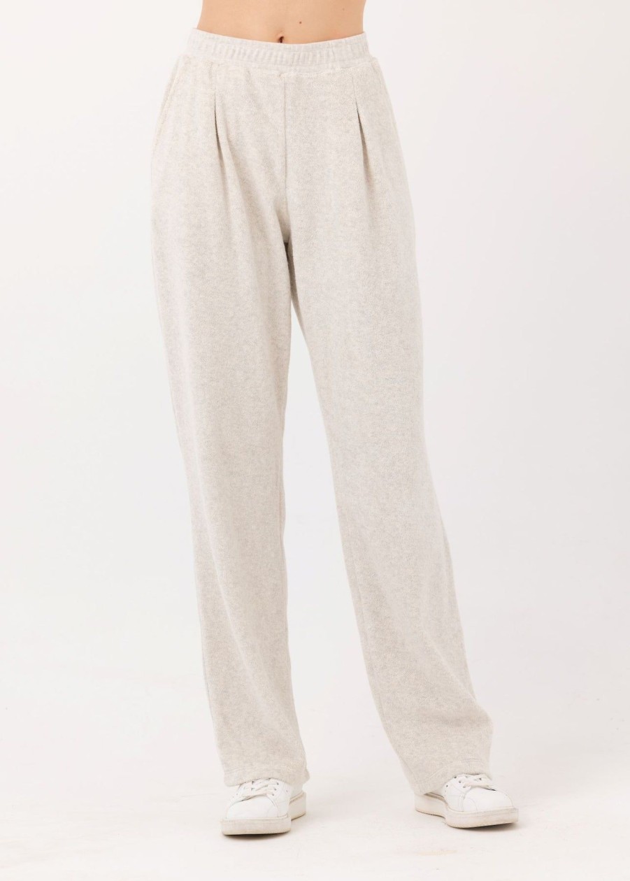 Women We Are Sundays | Italia Pants Ash Heather Grey