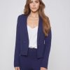 Women L'AGENCE Blazers | Sofia Knit Blazer Midnight