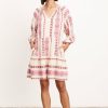 Women Velvet Vacation | Kally Dress Pink