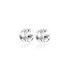 Women Jenny Bird Earrings | Chunky Doune Hoops Silver