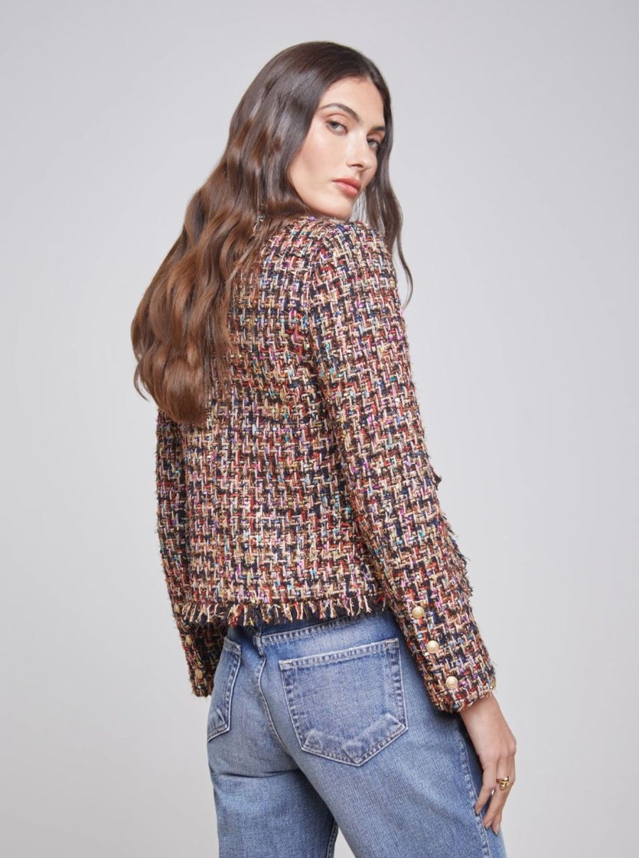 Women L'AGENCE Blazers | Angelina Jacket Multicolor