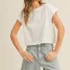 Women Kendall Lane Tees & Tanks | Molly Tee Off White