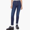 Women Mother Denim | Mid Rise Dazzler Ankle Step In Off Limits