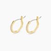 Women Gorjana Earrings | Shimmer Huggies Gold