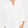 Women Brochu Walker Shirts & Blouses | Soro Blouse Salt White