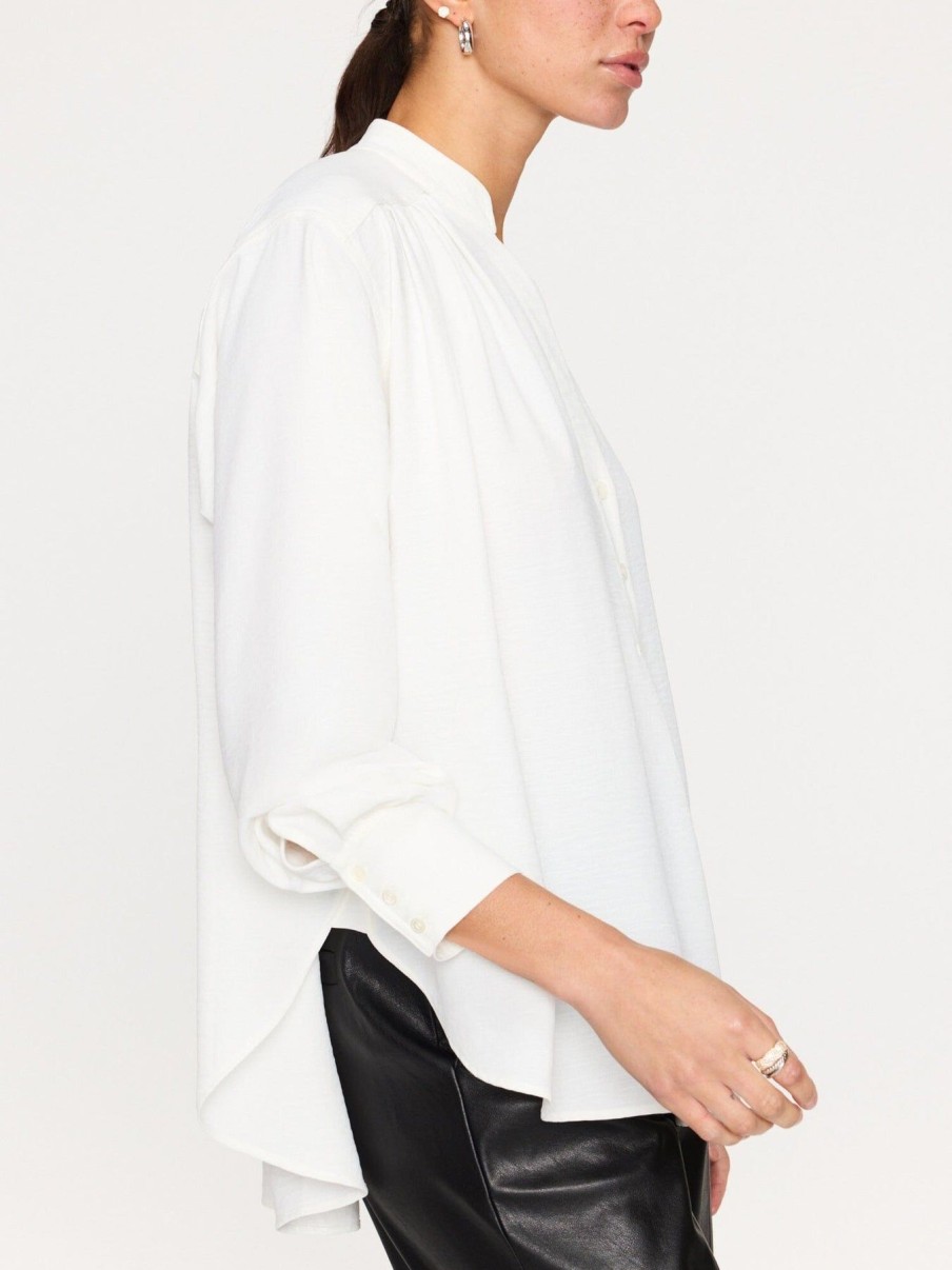 Women Brochu Walker Shirts & Blouses | Soro Blouse Salt White