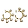 Women Sheila Fajl Earrings | Gio Hoops Shiny Gold