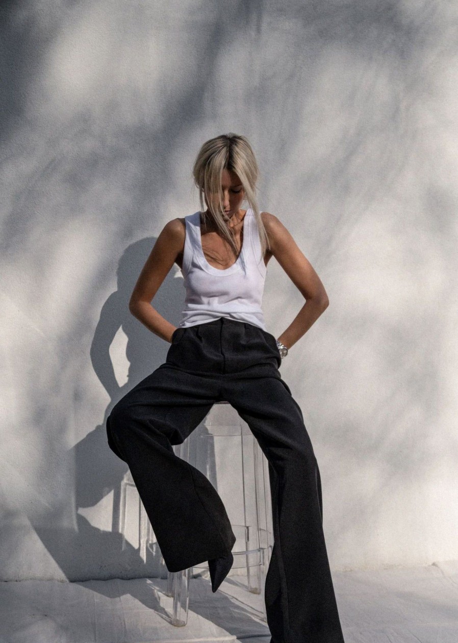 Women We Are Sundays Pants | Gentry Pants Black