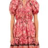 Women Ulla Johnson Mini | Sanna Dress Hollyhock