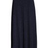 Women Zimmermann Skirts | Alight Lurex Rib Midi Skirt Navy Lurex