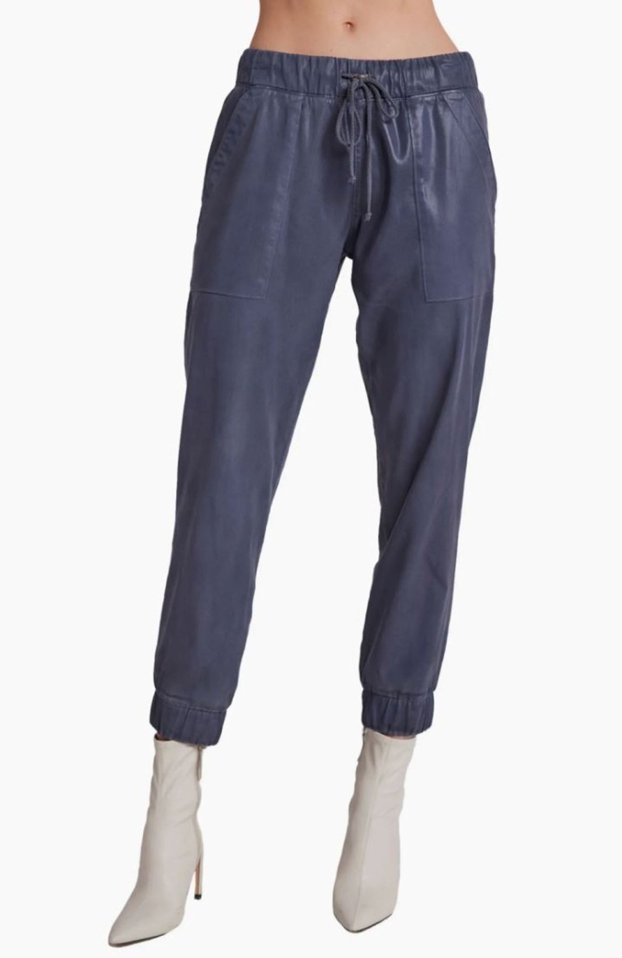 Women Bella Dahl Pants | Chelsea Pocket Jogger Frosted Blue