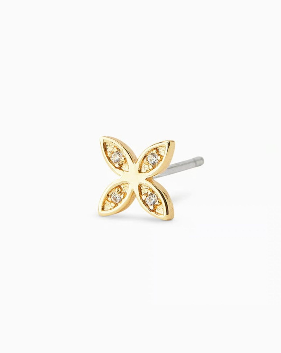 Women Gorjana Earrings | Flower Charm Studs