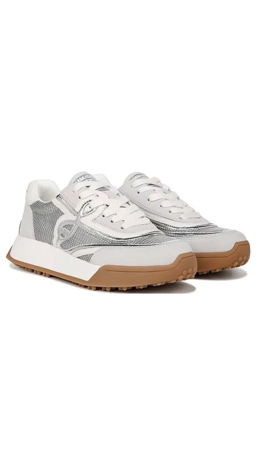 Women Sam Edelman | Luna Sneaker Silver/Off White