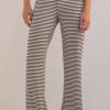 Women Z Supply | Lounger Stripe Pant Bone