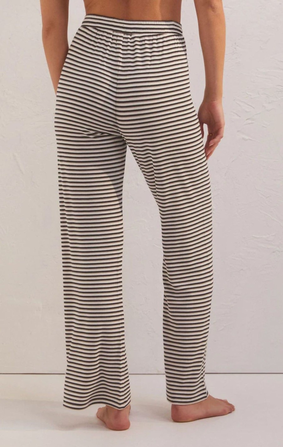 Women Z Supply | Lounger Stripe Pant Bone