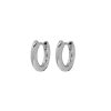 Women Luv AJ Earrings | Amalfi Huggies Silver