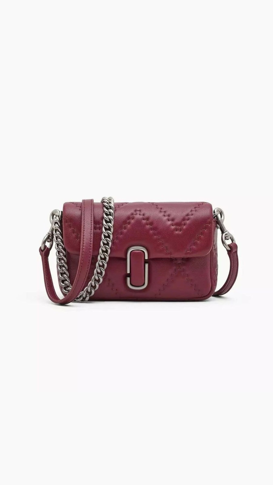 Women Marc Jacobs Handbags | Mini Quilted Shoulder Bag Cherry