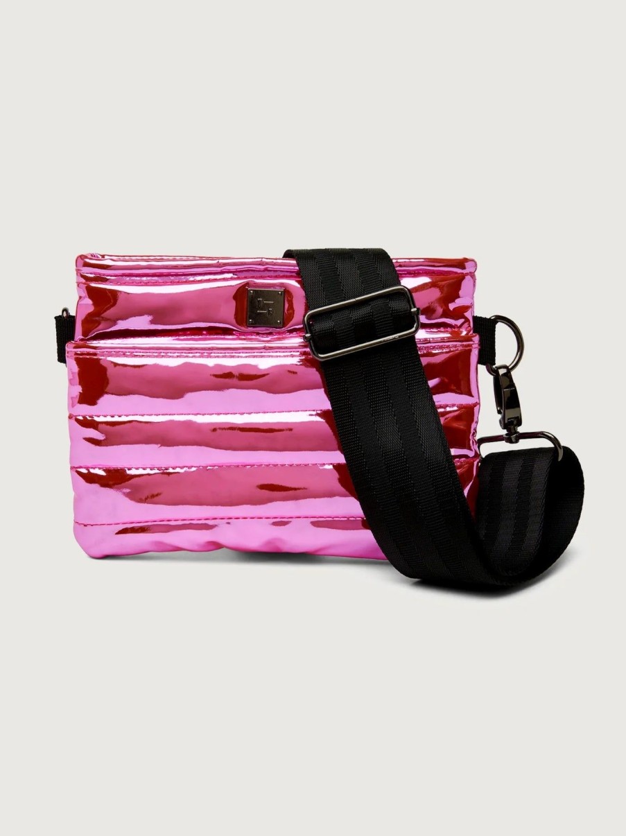 Women Think Royln Handbags | Bum Bag Hot Pink Mirror