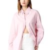 Women Kendall Lane Shirts & Blouses | Tiffany Button Down Pale Blush