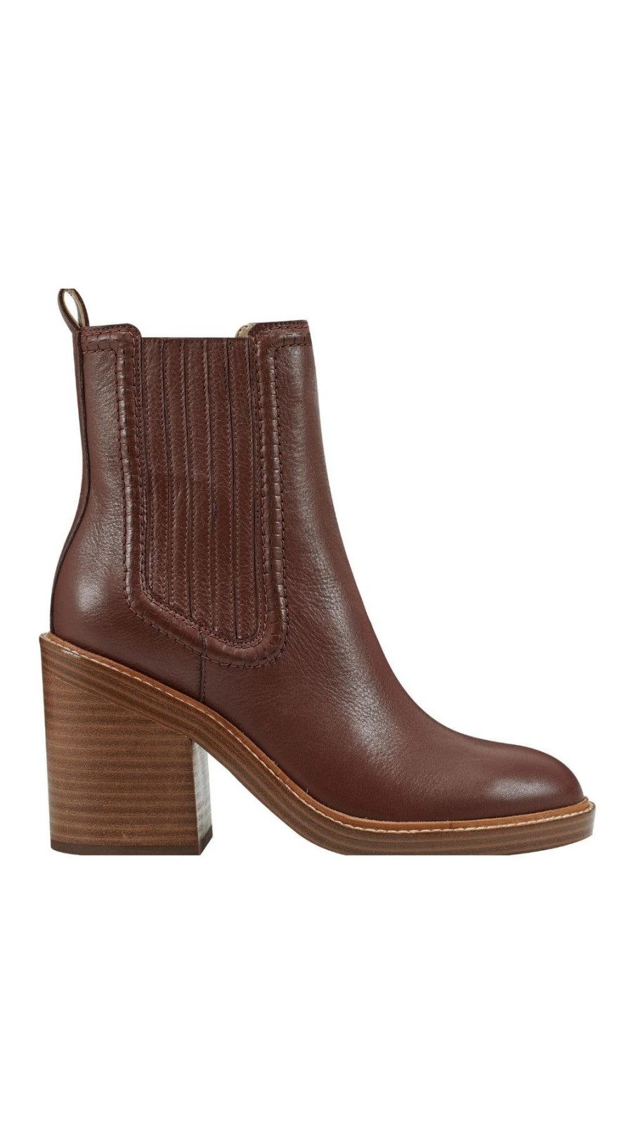 Women Marc Fisher Boots | Halida Bootie Dark Natural