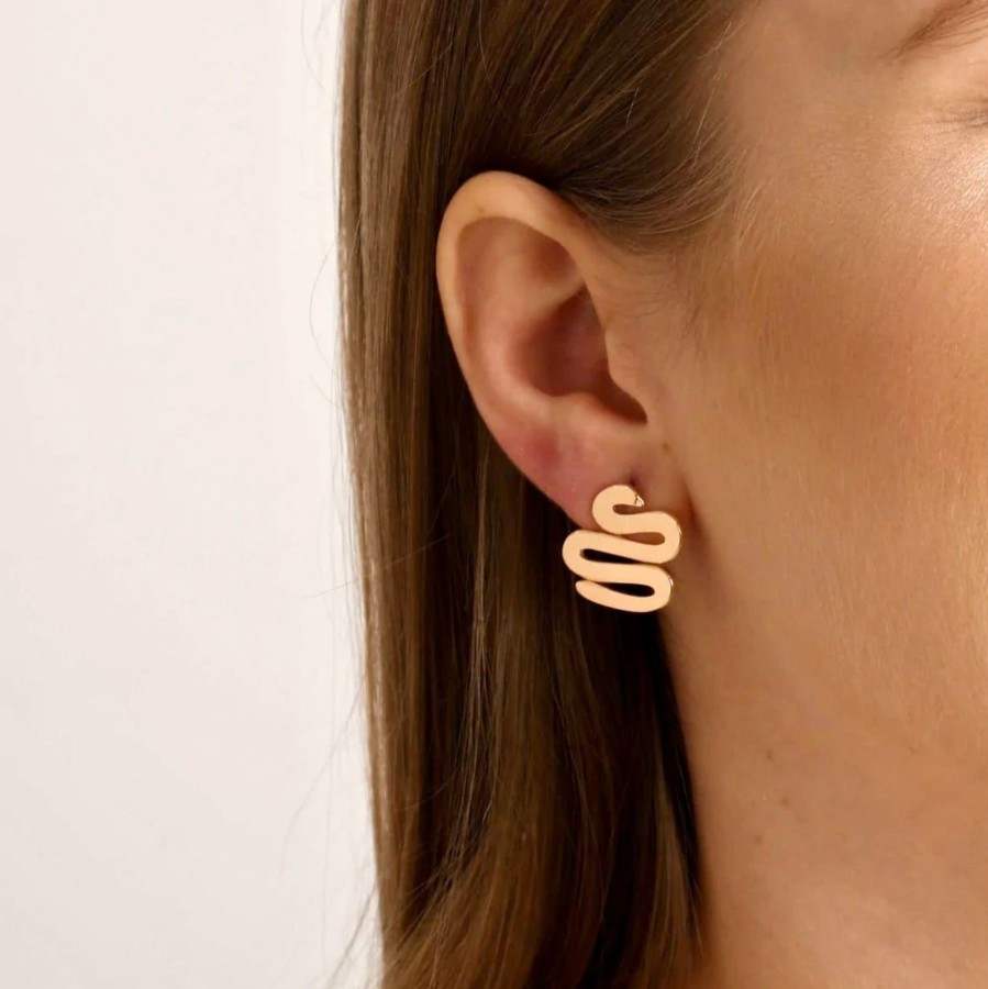 Women Sheila Fajl Earrings | Sweet Lucy Snake Stud Earrings