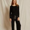 Women Perfect White Tee | Harper New Harrison Pant True Black