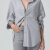 Women Citizens of Humanity Shirts & Blouses | Kayla Shirt Whisper Grey