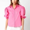 Women Spencer & Ella Shirts & Blouses | Tula Top Pink