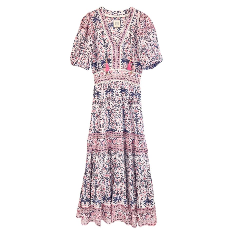 Women BELL by Alicia Bell Midi & Maxi | Olive Maxi Dress Pink And Navy Floral