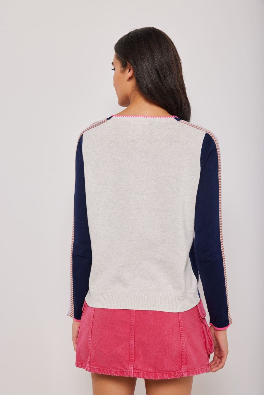 Women Lisa Todd Sweaters | On Track Sweater Ice/Almond