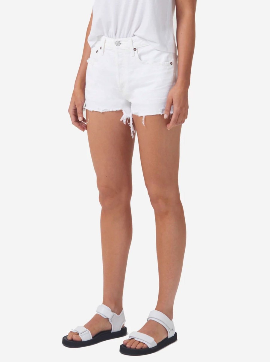 Women AGOLDE Shorts | Parker Short In Dough