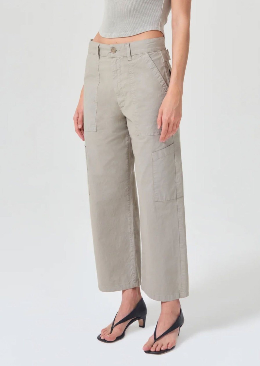 Women AGOLDE Pants | Daria Utility Pant Dark Khaki