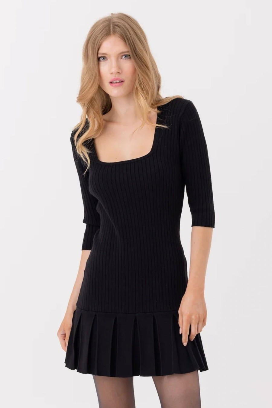 Women We Are Sundays Mini | Gatlin Dress Black