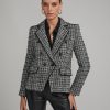 Women Generation Love Blazers | Eliza Tweed Blazer Black/White