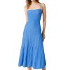 Women Anna Rae Vacation | Lane Midi Dress Blue