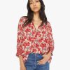 Women Natalie Martin Shirts & Blouses | Remy Top Watercolor Dove