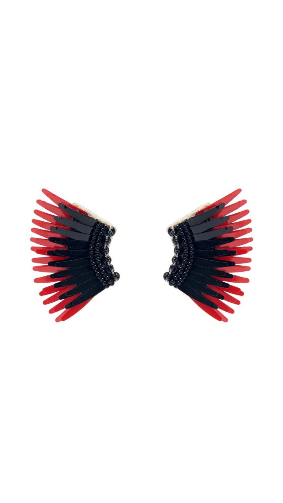 Women Mignonne Gavigan Earrings | Mini Madeline Earrings Black/Red