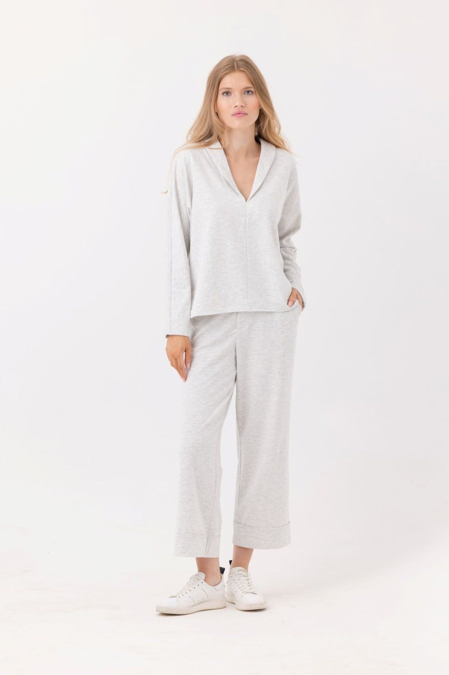 Women We Are Sundays | Lucia Pants Light Heather Grey