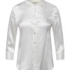 Women L'AGENCE Shirts & Blouses | Dani 3/4 Sleeve Blouse Ivory