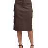 Women Kendall Lane Skirts | Mira Cargo Midi Skirt Washed Grey