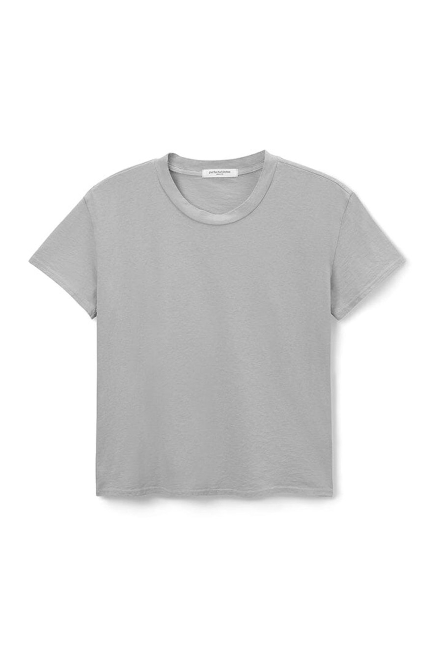 Women Perfect White Tee | Harley Boxy Crew Aluminum