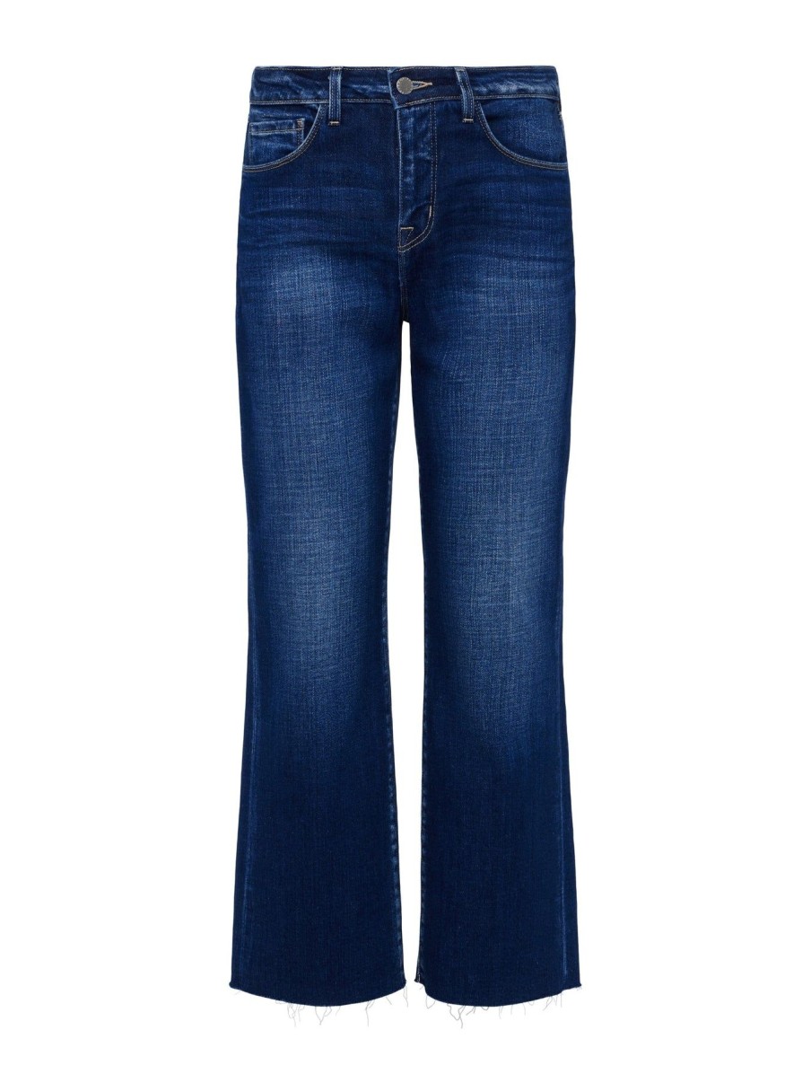 Women L'AGENCE Denim | Wanda High Rise Crop Wide Leg Jeans Carson